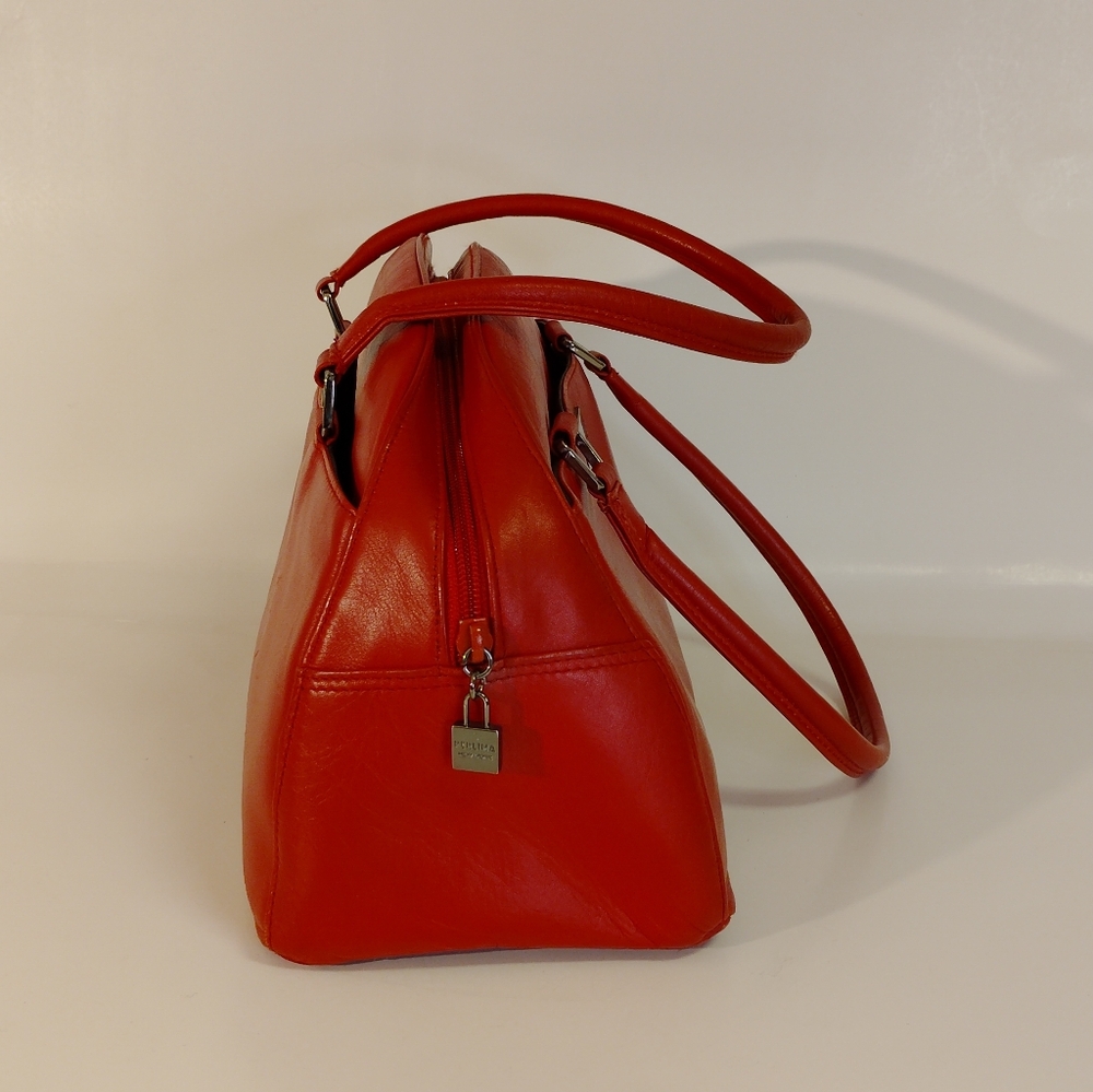 Perlina Vibrant Red Handbag - Picture 4 of 11